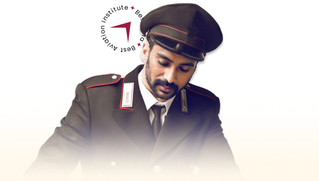 Pilot Writing Something with the Uniform