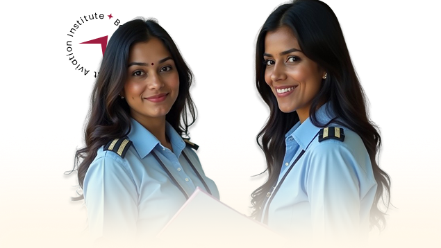 Cadet Pilot Program 2 Women Smiling for the Camera Generated by AI