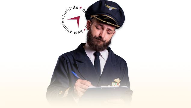 Pilot Taking Notes for Something